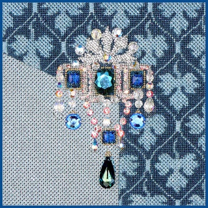 click here to view larger image of Queen Marys Brooch - Stitch Guide (books)