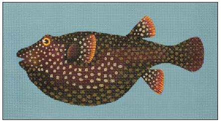 click here to view larger image of Fancy Brown Fish (hand painted canvases)