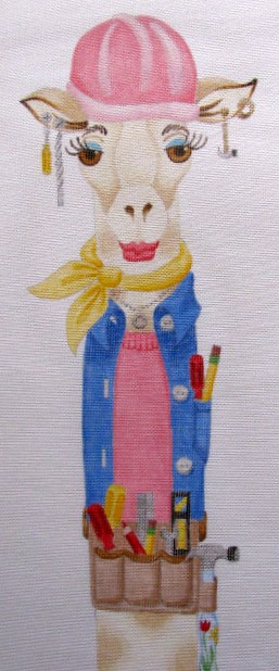 click here to view larger image of High Aspirations - Tall Tool Lady (hand painted canvases)