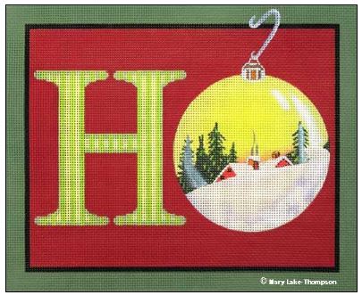 click here to view larger image of Ornament HO (hand painted canvases)