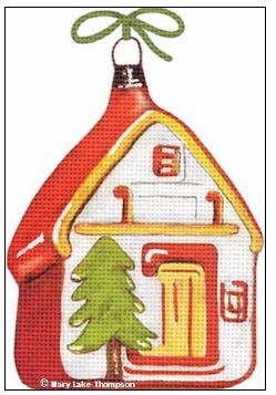 click here to view larger image of House Ornament (hand painted canvases)