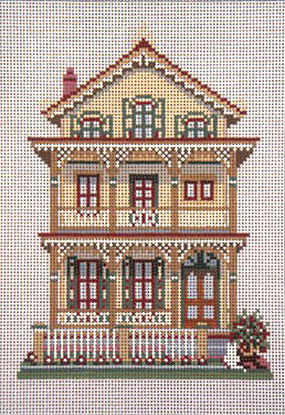 click here to view larger image of Gingerbread House, The - 13ct (hand painted canvases)