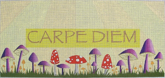 click here to view larger image of Carpe Diem - 18ct (hand painted canvases)