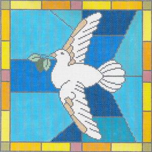 click here to view larger image of Peace Dove (hand painted canvases)
