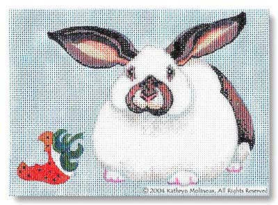 click here to view larger image of Details - Rabbit (hand painted canvases)