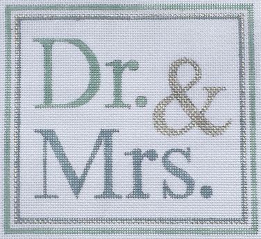 click here to view larger image of Dr and Mrs (hand painted canvases)