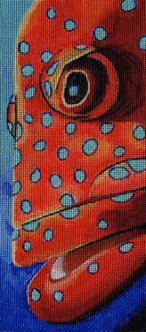 click here to view larger image of Jewel Grouper (hand painted canvases)