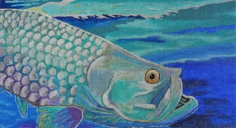 click here to view larger image of Tarpon Blues (hand painted canvases)