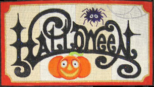 click here to view larger image of Halloween (hand painted canvases)