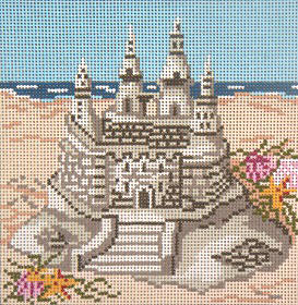 click here to view larger image of Sand Castle - 18ct (hand painted canvases)