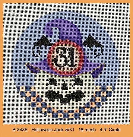 click here to view larger image of Halloween Jack With 31 (hand painted canvases)