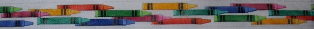 click here to view larger image of Crayons Belt (hand painted canvases)