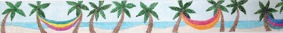 click here to view larger image of Hammock Beach Belt (hand painted canvases)
