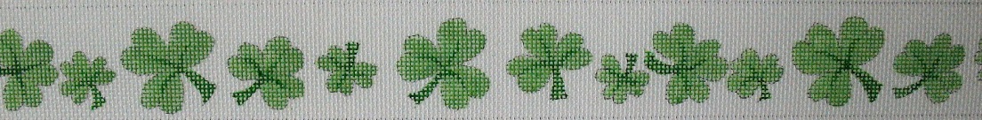 click here to view larger image of Shamrock Belt (hand painted canvases)