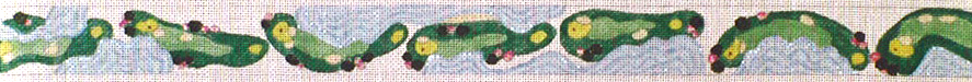 click here to view larger image of Golf Course From Above Belt (hand painted canvases)