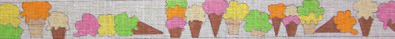 click here to view larger image of Sherbet Cones Belt (hand painted canvases)