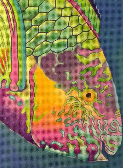 click here to view larger image of Surf Parrotfish (hand painted canvases)