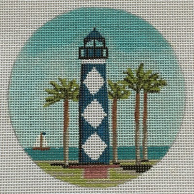 click here to view larger image of Kemah Light - TX (hand painted canvases)