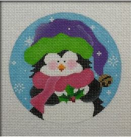 click here to view larger image of Holly Penguin (hand painted canvases)