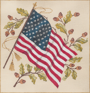 click here to view larger image of Old Glory (hand painted canvases)