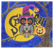 click here to view larger image of Spooky Halloween Owl - Stitch Guide (books)