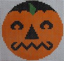 click here to view larger image of Grumpy Pumpkinface (hand painted canvases)