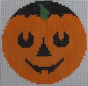 click here to view larger image of Happy Pumpkinface (hand painted canvases)