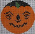click here to view larger image of Meanie Pumpkinface (hand painted canvases)