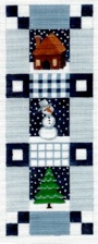 click here to view larger image of Blue Winter Sampler (hand painted canvases)
