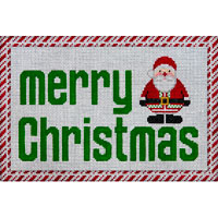 click here to view larger image of Merry Christmas With Santa Claus (hand painted canvases)