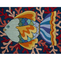 click here to view larger image of Large Kissy Fish (hand painted canvases)