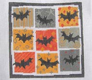 click here to view larger image of Nine - Bats (hand painted canvases)