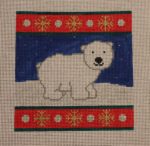 click here to view larger image of Arctic Animals - Polar Bear (hand painted canvases)