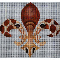 click here to view larger image of Giraffe Fleur (hand painted canvases)