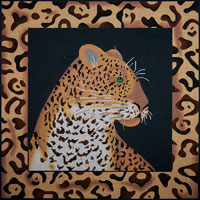 click here to view larger image of Leopard And Skin (hand painted canvases)