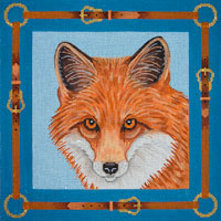 click here to view larger image of Fox Face (hand painted canvases)