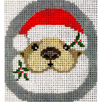 click here to view larger image of Santa Otter (hand painted canvases)