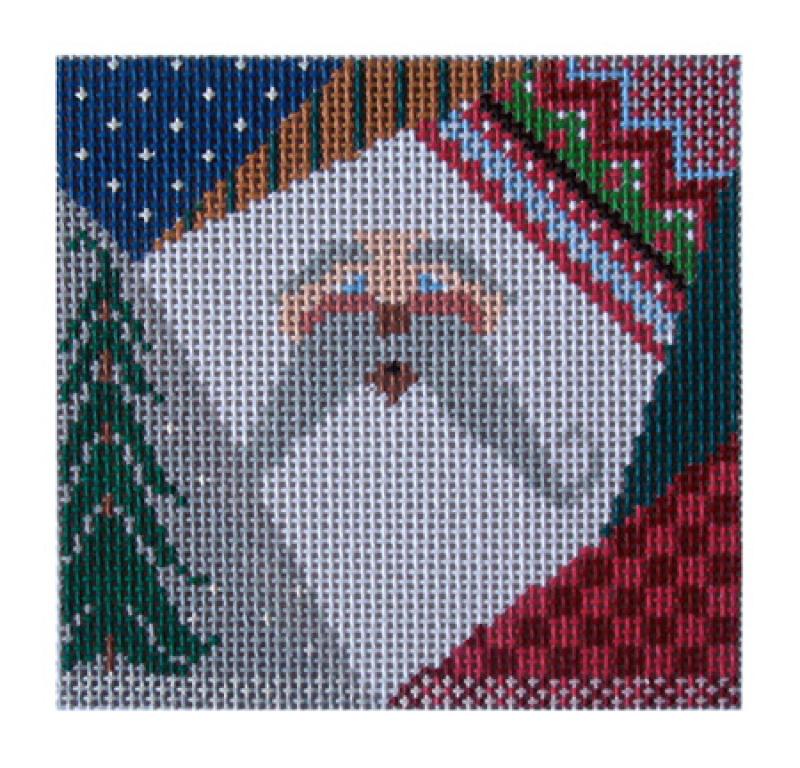 click here to view larger image of Santa Patches (hand painted canvases)