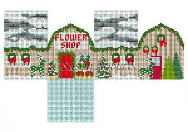 click here to view larger image of Flower Shop  (hand painted canvases)