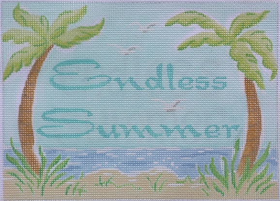 click here to view larger image of Endless Summer - Lilly (hand painted canvases 2)