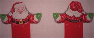click here to view larger image of Santas Sleigh - Santa (hand painted canvases)