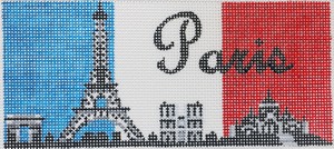 click here to view larger image of Paris Cityscape (hand painted canvases)