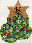 click here to view larger image of Christmas Tree Mini Sock - M (hand painted canvases)