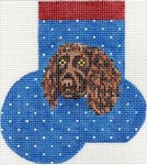 click here to view larger image of Boykin Spaniel Mini Sock (hand painted canvases)