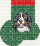 click here to view larger image of Bernese Mountain Dog Mini Sock (hand painted canvases)