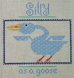 click here to view larger image of Silly As A Goose (hand painted canvases)