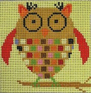 click here to view larger image of Brown Owl (hand painted canvases)