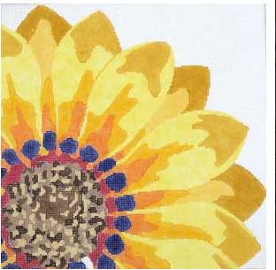 click here to view larger image of Large Summer Sunflower (hand painted canvases)