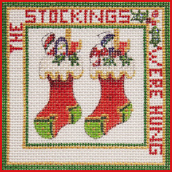click here to view larger image of The Stockings Were Hung   (hand painted canvases)