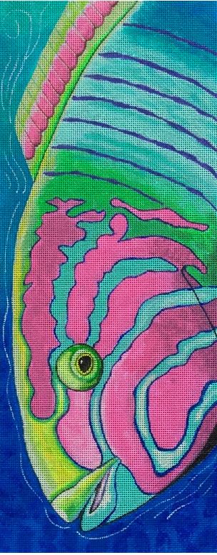 click here to view larger image of Rainbow Wrasse (hand painted canvases)
